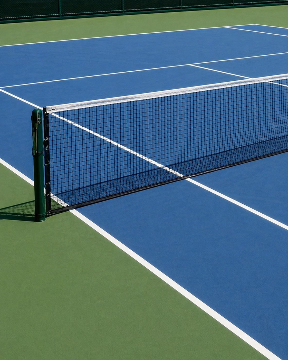 Tennis court finish