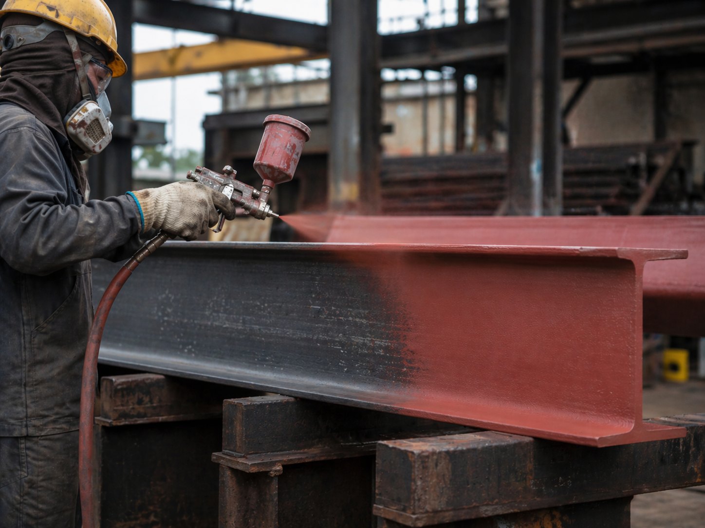 Oxide Primer applied to steel